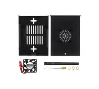 For Orange Pi 5 Max Case with Fan Active Passive Cooling Shell Antenna Heatsinks for Orange Pi 5 Max Board