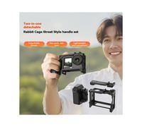 for OSMO Action 6 2in1 Camera Cage Protective Case Cage Cold Shoe 1/4" Hole Quick Release Frame for Action6