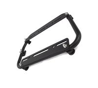 For Pannier Rack Universal Motorcycle Side Box Bracket Motor E-Bike Side Luggage Boxes Steady Frame Kits Motorbike Rear Trunk Luggage Rack, Stainless Steel, Matte Black