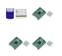 For parti della stampante 3D FLSUN Q5 Blocchi driver TMC2208 MKS A4988 V2.0 con dissipatore di calore for motore passo-passo della scheda madre 4 pezzi/set distintivo