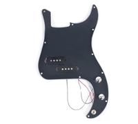 For PB P Bass Prewired Loaded Pickguard Scratch Plate con Pickup for 4 corde P Bass Multi Colour(Black Pickguard)