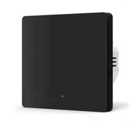 For per tuya per interruttore intelligente zigbee 1 gang senza conduttore zero interruttore luce da parete controllo vocale con per Alexa compatibile bianco (nero)