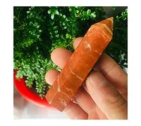 For pettine naturale da 8-9 cm, pietra rossa, cristallo, asta di cristallo, 1 pezzo di pietre grezze e PEIQIYIN raccolta domiciliare