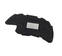 , for Peugeot, 206 2003-2013 Tappetino copri cofano motore insonorizzante in cotone Tappetino isolante termico termico(BLACK Style 2)