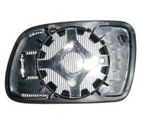 FOR PEUGEOT 407 VETRO + PIASTRA SX ASFERICO PER SPECCHIETTO RETROVISORE