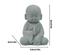 for piccolo for saggio Budda Statuine Ornamenti Statue See Speak Ascoltare No il