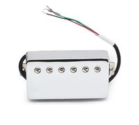 For pickup for chitarra Humbucker Aln-ico 2 con copertura in ottone, divisione della bobina, cavo a 4 bobine 7,5K, 8,6K(Neck Pickup)