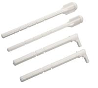 For placche di comando S-igma for GEBERIT 241874001 Set asta di comando bianco, dimensioni 140 mm x 10 mm