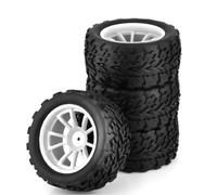 For pneumatici grandi da 115 mm Set di pneumatici e mozzi ruota for Monster Truck telecomandati in scala 1/10, include adattatore esagonale da 12 mm e rivestimento in schiuma(Auto Leveling Sensor)