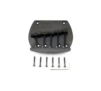 For ponte for basso a 5 corde in acciaio Musi-clily Pro da 16 mm for basso stile Music-man, nero