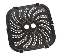 For PowerXL for Vortex for Pro 8QT Air Fryer Plus padella di ricambio, piastra antiscivolo in acciaio al carbonio con linguette in gomma(22 * 22cm)