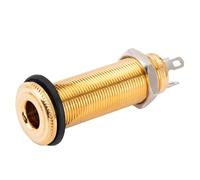 For presa jack mono da 1/4 di pollice e 6,35 mm for chitarra elettrica e basso(Gold)