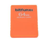 For PS2 64MB Memory Card High Speed Efficient Game Memory Card Supports FMCB1.966 and All GamesOrange