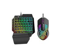 For PS5 PS5Slim PC Phone/Pad One Handed Keyboard and Mouse Set