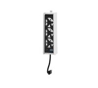 For PS5 Slim Cooling Fan with LED Light, Quiet Cooling System for PS5 Slim Disc and Digital Edition with USB 3.0 Port, PS5 Slim Accessories