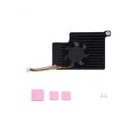 For Raspberry Pi 5 Heatsink Fan Active Cooling with Thermal Patch for Raspberry Pi 5 Accessories