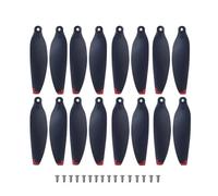 For S116 Brushless Obstacle Avoidance Remote Drone Aerial Quadcopter Accessori Lame a spirale 16 pezzi(16PCS Black)