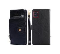 For Samsung Galaxy A31 EU Version Zipper Bag PU + TPU Horizontal Flip Leather Case with Holder & Card Slot & Wallet & Lanyard