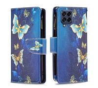 For Samsung Galaxy Note20 10 M53 A82 A54 A42 A35 Luxury Zipper Wallet Phone Case