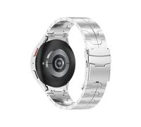 For Samsung Galaxy Watch 6 Classic 47 43mm Band 4 42 46mm 4 5 Pro 44mm 40mm 45mm Cinturino Quick Fit No Gaps in acciaio inossidabile(Silver,For watch 4 44mm)