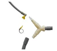 For Scarico Lavatrice Asciugatrice Con Tubo Di Scarico Esteso Lunghezza Tubo 0,3 M Adattatore A T Di Scarico Raccordo For Tubo Di Scarico