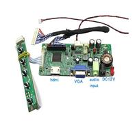 For scheda driver di controllo dello schermo LCD da 17-27 pollici HDMI a scheda madre LVDS 1920 * 1080 Inverter LED integrato Display fai da te(1366-768 SET)
