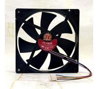 For Silent Fan - 0.70A, 2000RPM, High-Precision Dual Ball Bearings, 98.4CFM Airflow NZNYDNL TT-1425 140mm DC12V LMNCBVYA