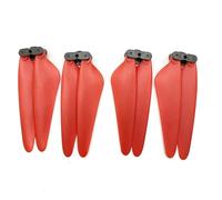 For SJ-RC F11 Pro 4K Rc Drone Ammortizzatore a molla Pattino di atterraggio F11S Quadcopter Lame Parti di ricambio(1set red blades)