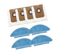For SL68 Vacuum Contains 4 Dust Bags plus 4 Mop Cloths Engineered for Thorough Dust and Removal Dust Bag and Mop Cloth Replacement Set for Lubluelu