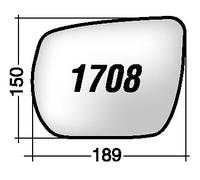 For Suzuki Grand Vitara 10.2005>03.2009 Vetro+Piastra Dx Termico per Retrovisore