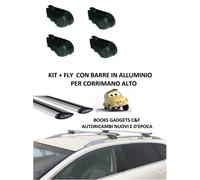 For Suzuki Ignis I 5p (2000>2003)Kit Barre in Alluminio Portatutto (RAIL APERTI)