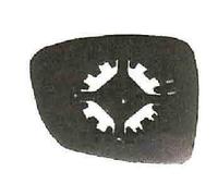 For SUZUKI SX4 2006>12.2011 VETRO + PIASTRA DX TERMICO CROMATO PER RETROVISORE
