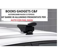 For Suzuki SX4 S-Cross (2013>) Kit Barre Alluminio Premontati Portat.RAIL CHIUSI