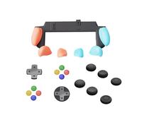 For Switch2 Case Plastic Grip Protective Shell+Joystick Caps+Direction Keys Kit for Switch2 Grip Case Dust-Proof Cover B
