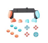 For Switch2 Case Plastic Grip Protective Shell+Joystick Caps+Direction Keys Kit for Switch2 Grip Case Dust-Proof Cover A