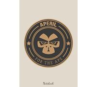 For The Ape Notebook: Diary, Matte Finish Cover, Planner, Journal, 6x9 120 Pages, Lined College Ruled Paper