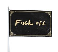 For The Boys Flag f-k Off Flag Fall Signs for Front Porch Pool Decor (30 x 45 cm)