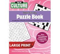 For the Culture: A Black Girl Joy Puzzle Book: (Large Print - Word Games, Activities and More!)