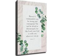For The Lord Your God Is With You Wherever You Go Joshua 1 9 Inspirational Scripture Poster(Unframed,08x12inch(20x30cm))