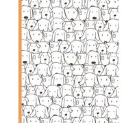 For the Love of Dogs Lined Notebook / Journal: Cute Dog Inspired Cover with 120 pages, college ruled lined paper, 7.5 in x 9.25 in - perfect for school, office, or home
