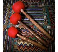 For Tibetan Buddhist Meditation Sound Striker Wooden Singing Bowl Mallet (Red M)
