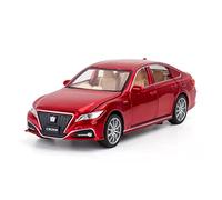 For Toyota 1 32 Crown In Lega Modello Auto Simulazione Controllo Della Forza Suono Collezione Regalo Giocattolo Leggero Macchinine Mini Auto(Rosso)