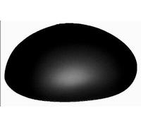 For Toyota Aygo 09.2005>05.2014 Calotta Sx Nera per Specchietto Retrovisore