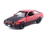 For Toyota INITIAL D AE86 1:28 Simulazione In Lega Die-cast Model Toy Car Macchinine Mini Auto(White)