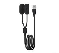 For Tractive - Cavo di ricarica rapida USB, robusto cavo dati in ABS compatibile con Adventure XL e Green XL, 1 metro nero (nero)