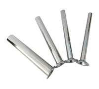 For tritacarne, salsicce e clistere, kit di 4 imbuti for salsicce in acciaio inossidabile