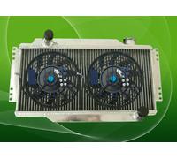 For Triumph Spitfire MK III/IV 1.5L MK 3/4 1975-1978 75 Aluminum Radiator+FAN