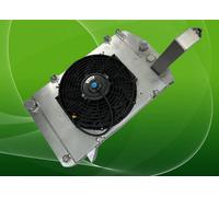 For Triumph TR2 TR3 TR3A TR3B Aluminum Radiator &Shroud &Fan MT 1954-1962 54 55
