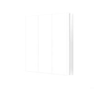 for tuya for zigbee 6 Gang Smart Scene Switch Nessun cablaggio richiesto Wall Sticker Controller per Smart Home Voice Assist Bianco 86x86mm