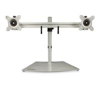 StarTechcom Supporto per due monitor - Orizzontale - Argento